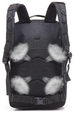45L 배낭 대용량 MOLLE 시스템 및 야외 모험 패키지용 부드러운 손잡이