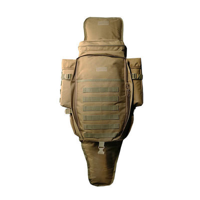 야외 해변 하이킹 캠핑 70L 검은색 배낭 Zipper Hasp 폐쇄