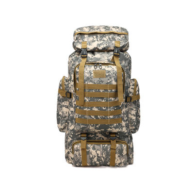 80L 다목적 캠핑 배낭 Zipper Hasp 닫기 야외 스포츠 및 여행