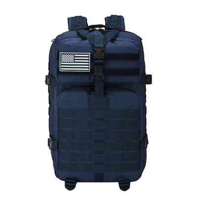 45L 용량 야외 하이킹 배낭 Zipper Hasp 폐쇄 및 방수 디자인
