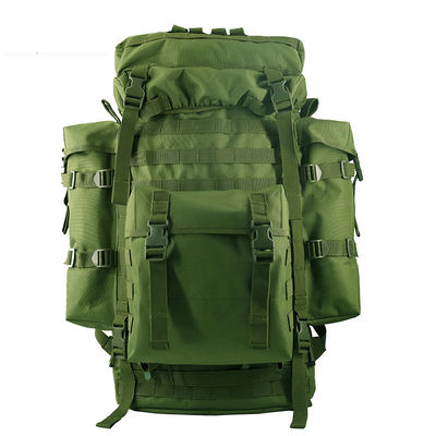 지퍼 닫기 Molle 시스템과 물병 소지기를 가진 야외 훈련 배낭