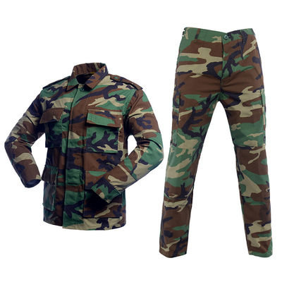숨 쉬는 직물 타입 직물 맞춤형 남성 BDU 유니폼 셔츠 리프 스톱 면 S-4XL