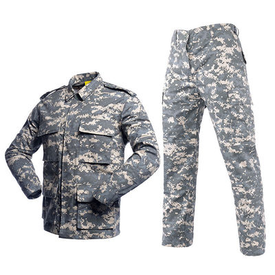 숨 쉬는 직물 타입 직물 맞춤형 남성 BDU 유니폼 셔츠 리프 스톱 면 S-4XL
