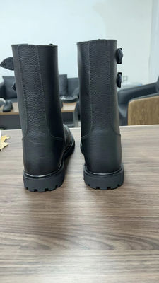 가을 남성 검은색 소피 가죽 부츠 고무 외말 신발 발 뒤꿈치 높이 약 3cm