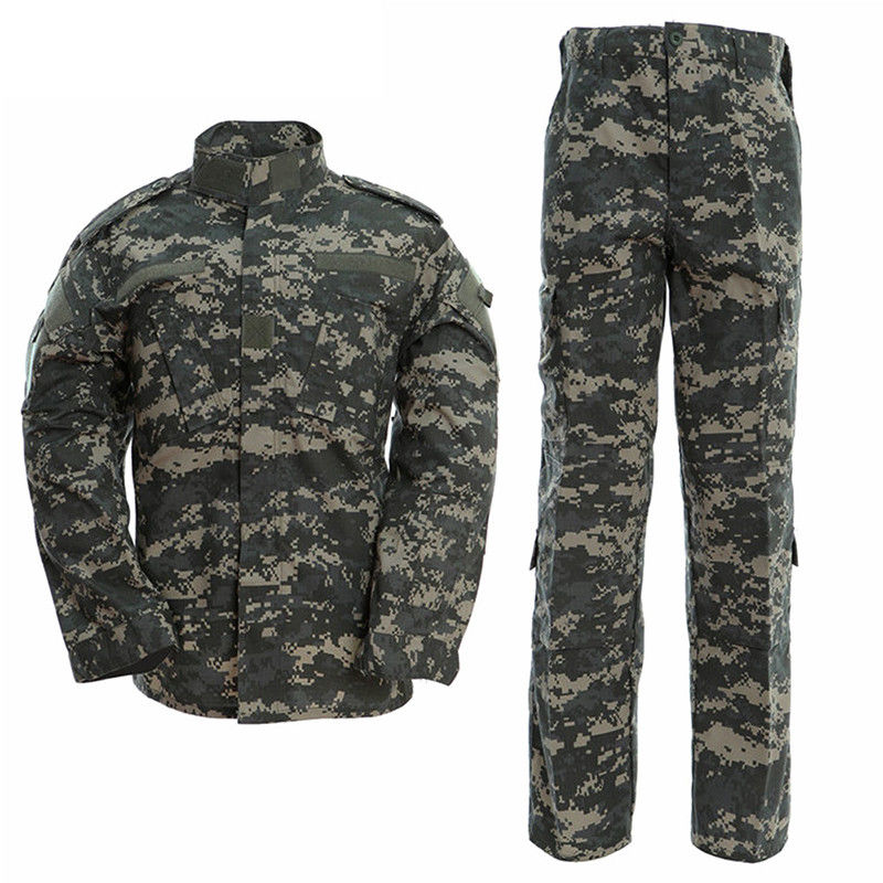 S-XXXL 야외 하이킹 작업 훈련복 장袖 셔츠 바지 ACU 남성 유니폼 de Camuflaje